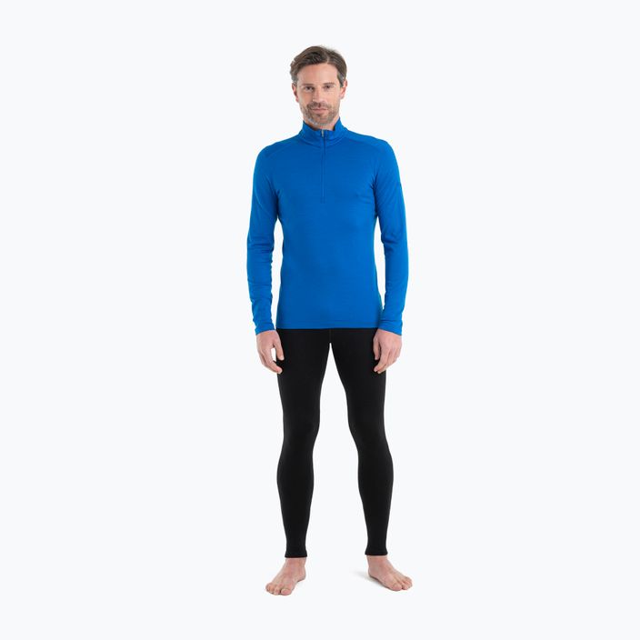 Men's Icebreaker 200 Oasis Half Zip thermal sweatshirt lazurite 5