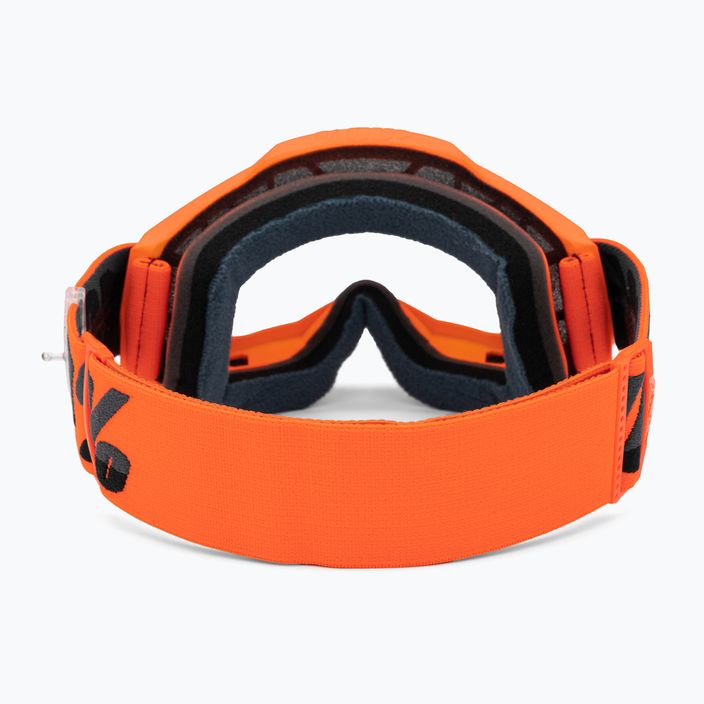 100% Accuri 2 neon/orange/clear cycling goggles 3