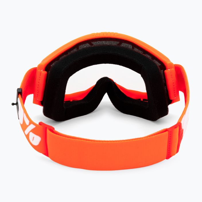 Men's cycling goggles 100% Strata 2 orange/clear 50027-00005 3