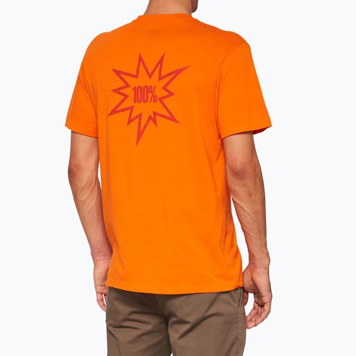 Men's 100% Smash orange T-shirt 2