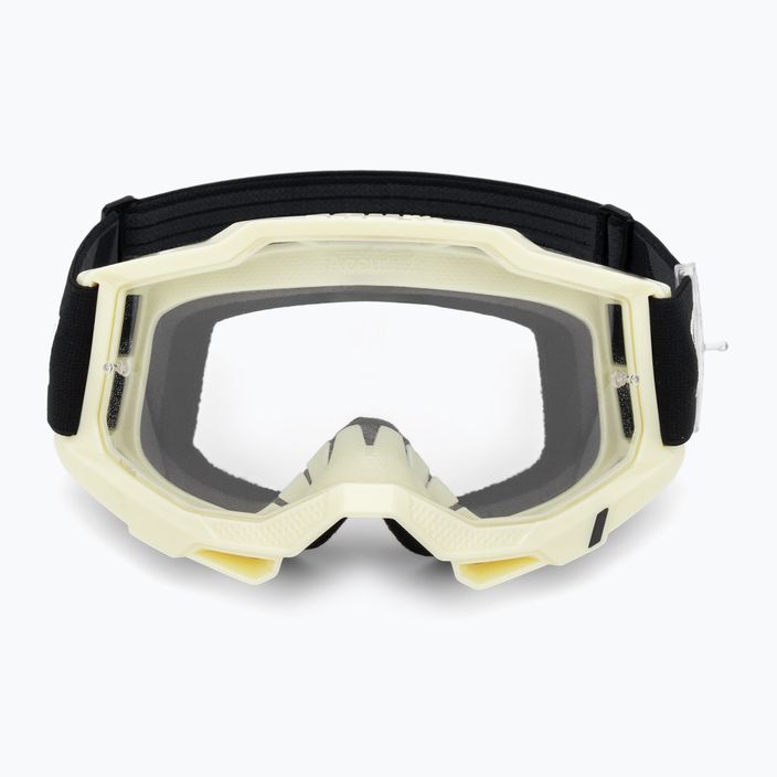 100% Accuri 2 waystar/clear cycling goggles 2