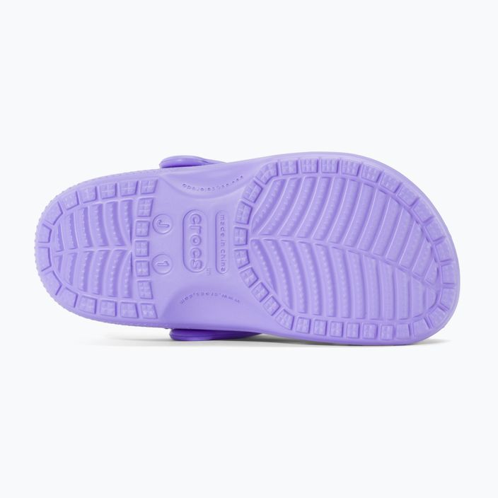 Crocs Classic Clog Kids digital violet flip-flops 5