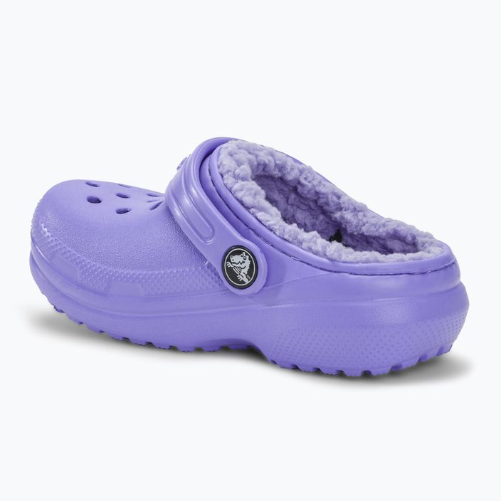 Crocs Classic Lined digital violet children's flip-flops 4