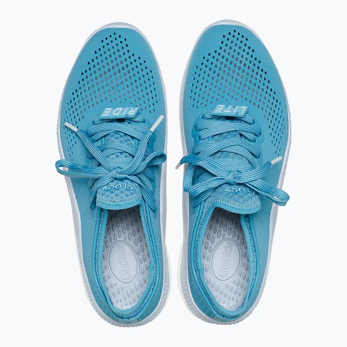 Men's Crocs LiteRide 360 Pacer blue steel/microchip shoes 11