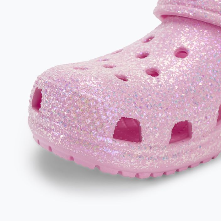 Crocs Classic Glitter Clog flamingo children's flip-flops 8