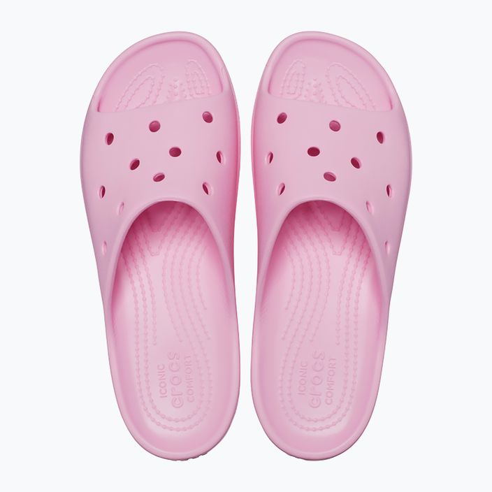 Women's Crocs Classic Platform flamingo flip-flops 11
