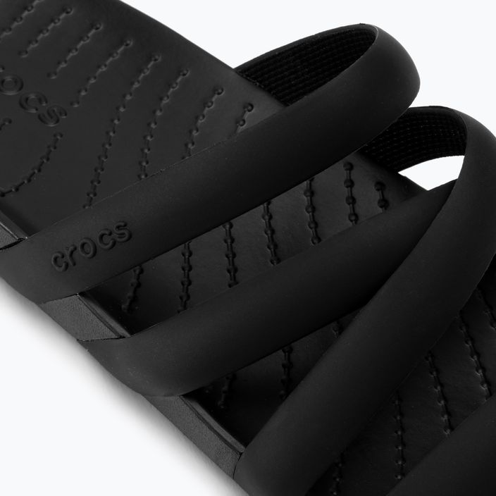 Women's Crocs Splash Strappy Sandal black 8