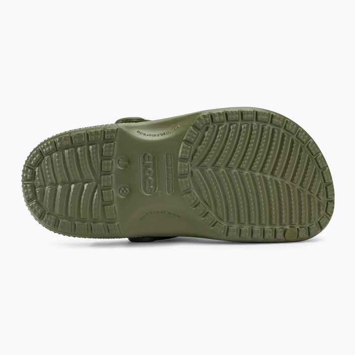 Crocs Classic Clog Kids army green flip-flops 5
