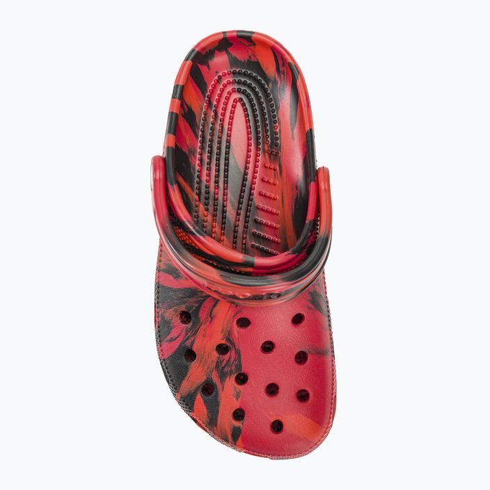 Crocs Classic Marbled Clog pepper/black flip-flops 6