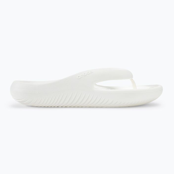 Crocs Mellow Recovery white flip flops 2