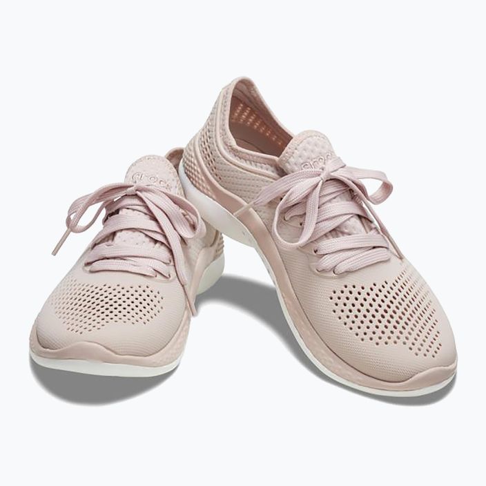 Women's Crocs LiteRide 360 Pacer pink clay/white shoes 10