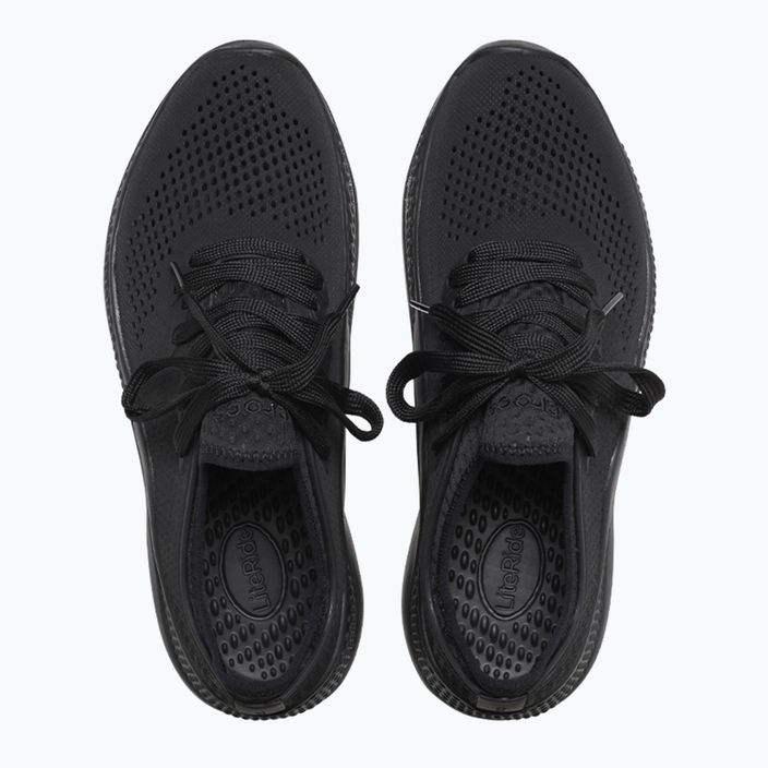 Women's Crocs LiteRide 360 Pacer black/black shoes 11