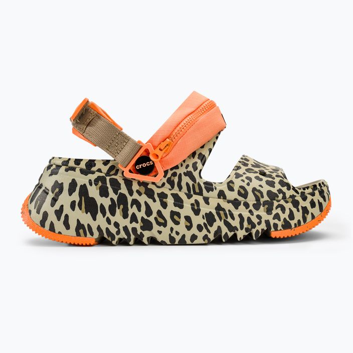 Crocs Hiker Xscape Animal khaki/leopard sandals 2
