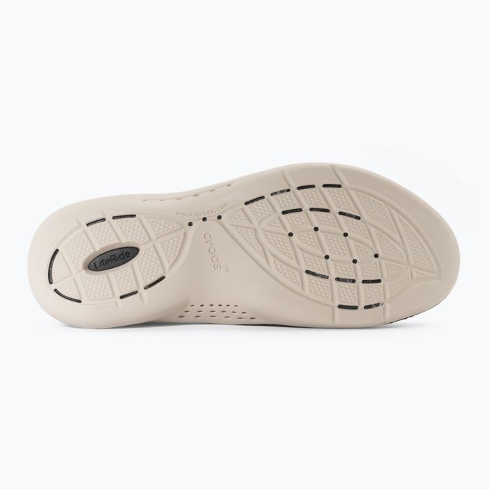 Men's Crocs LiteRide 360 Pacer bone/black shoes 4