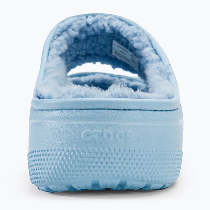 Crocs Classic Cozzzy blue calcite flip-flops 6