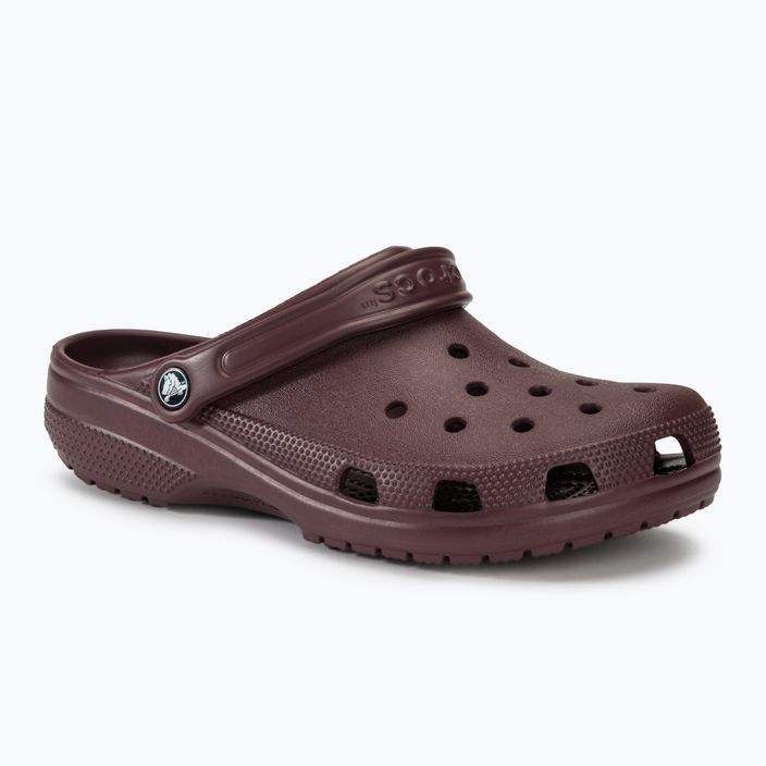 Crocs Classic dark cherry slides 2