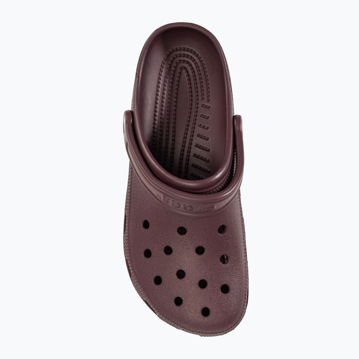 Crocs Classic dark cherry slides 6