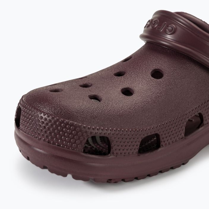 Crocs Classic dark cherry flip-flops 8