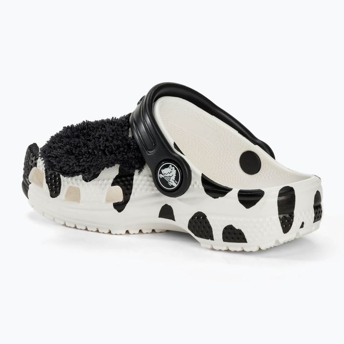 Crocs Classic I AM Dalmatian white / black children's flip-flops 4