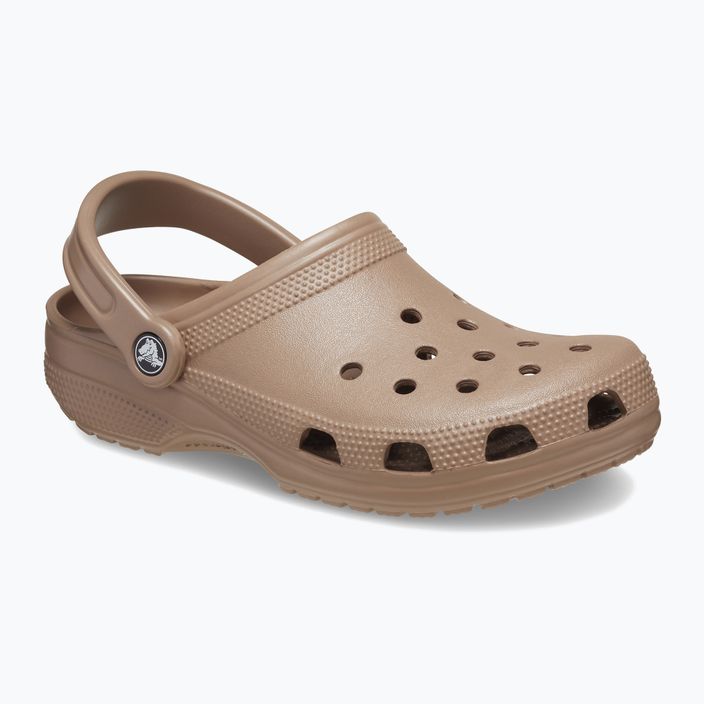 Crocs Classic latte slides