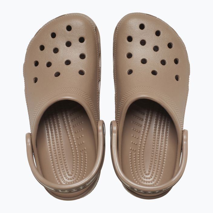 Crocs Classic latte slides 5