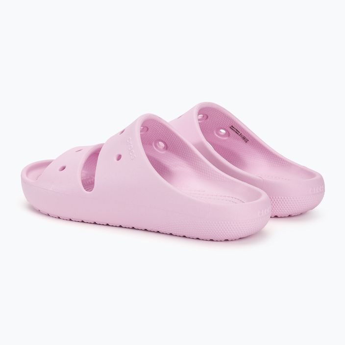 Women's Crocs Classic Sandal V2 ballerina pink flip-flops 3