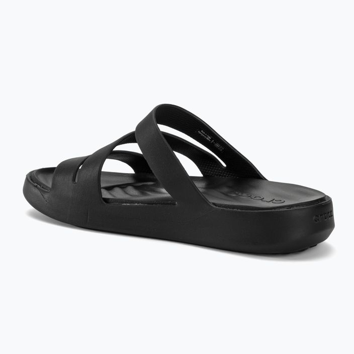 Women's Crocs Getaway Strappy flip-flops black 3
