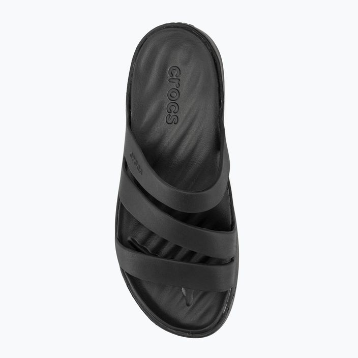 Women's Crocs Getaway Strappy flip-flops black 5