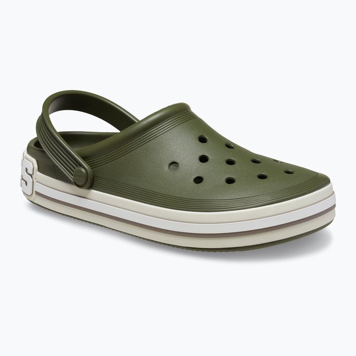 Crocs Off Court Logo Clog army green flip-flops 9