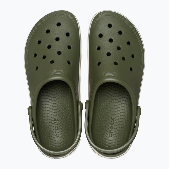 Crocs Off Court Logo Clog army green flip-flops 12