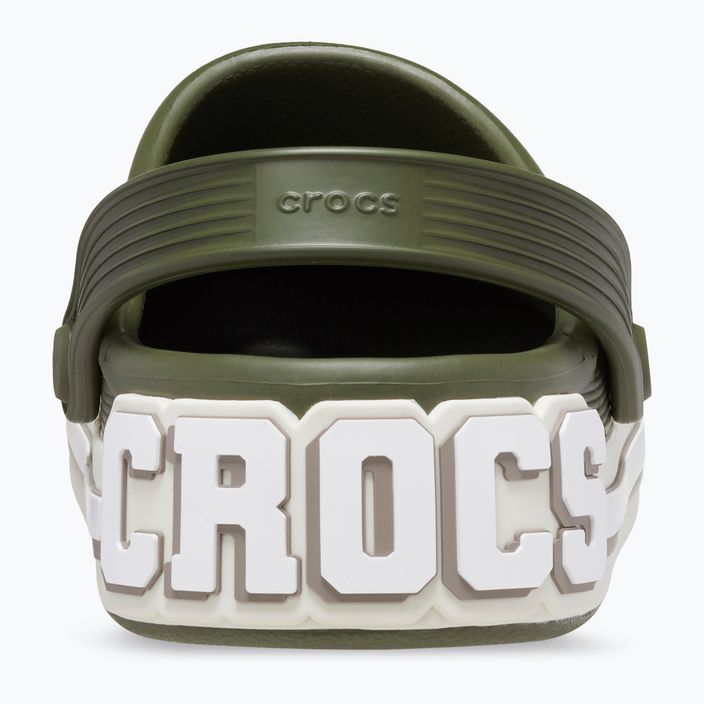 Crocs Off Court Logo Clog army green flip-flops 13
