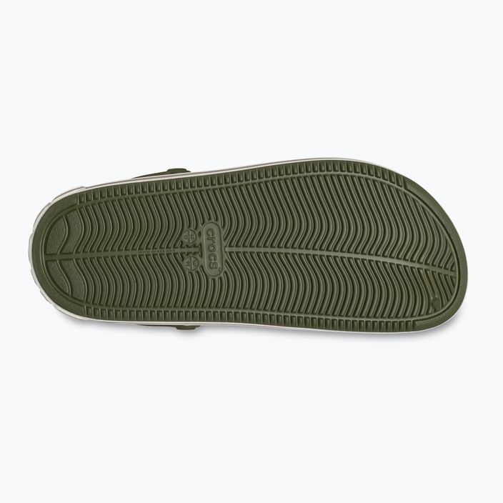 Crocs Off Court Logo Clog army green flip-flops 14