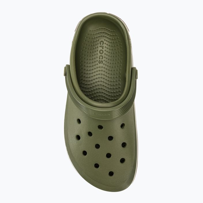 Crocs Off Court Logo Clog army green flip-flops 6
