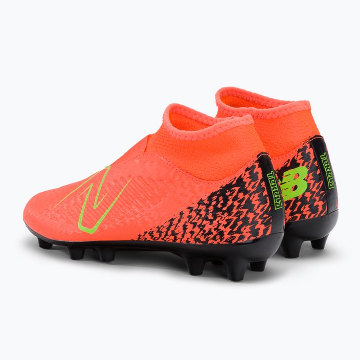 Children's football boots New Balance Tekela V4 Magique FG JR neon dragonfly 3