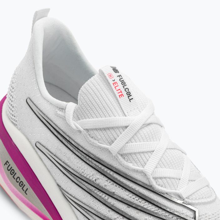 New Balance FuelCell SC Elite V3 white men's running shoes 8