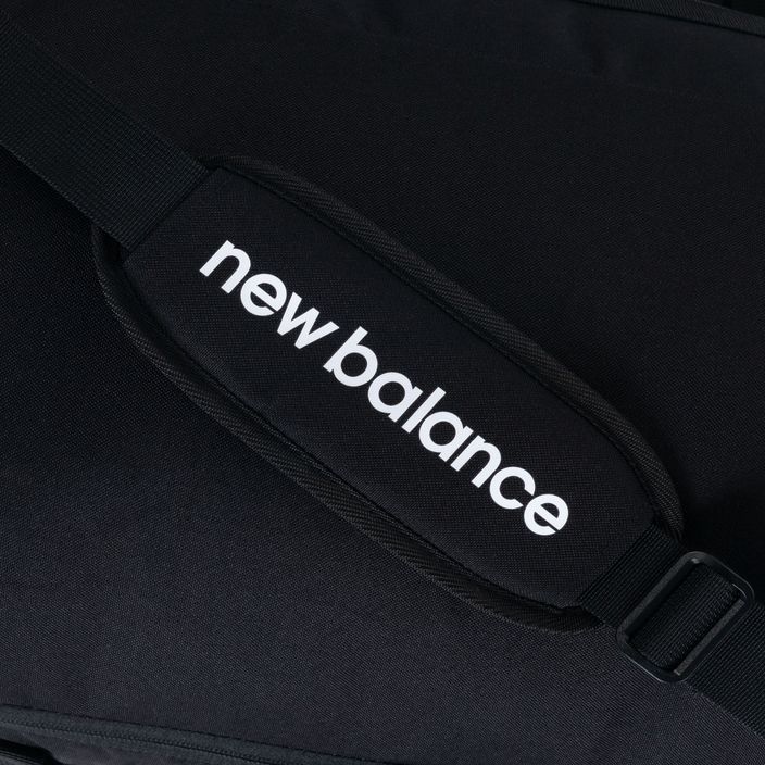 New Balance Team Duffel Bag Med training bag black and white LAB13509BK 5