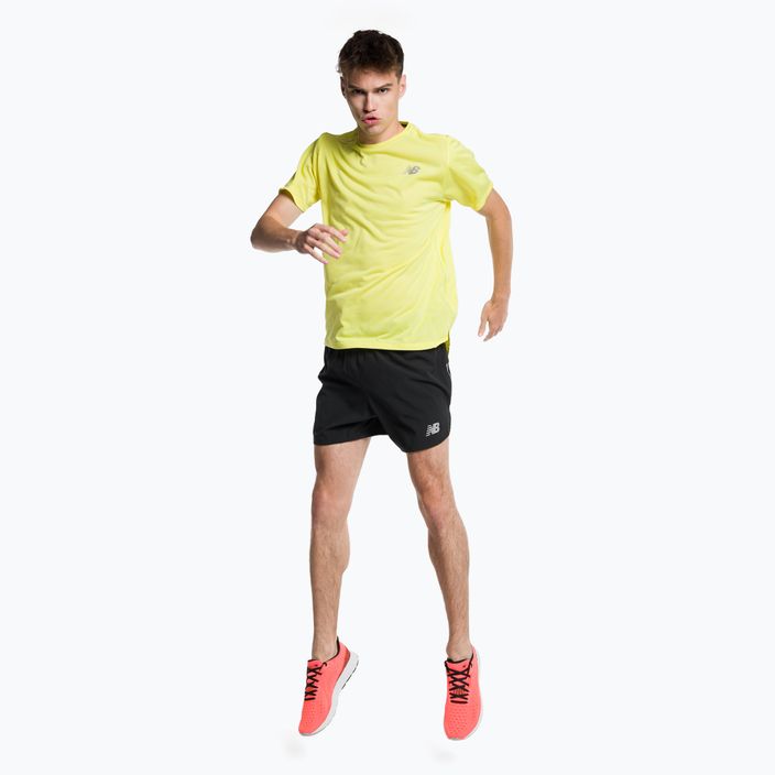 Men's New Balance Top Impact Run T-shirt yellow MT21262CSE 2