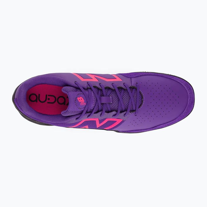New Balance men's football boots Audazo V6 Command IN purple-black SA2IPH6.D.075 15