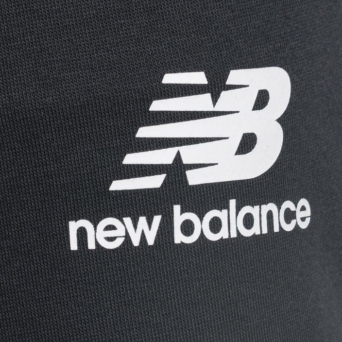 New Balance Essentials Stacked Logo French men's training trousers black MP31539BK 7
