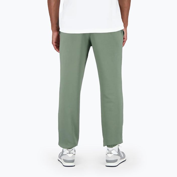 Men's New Balance Essentials Stacked Logo French green trousers 2