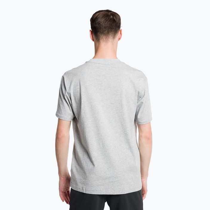 New Balance Essentials Stacked Logo Co grey men's training t-shirt MT31541AG 3