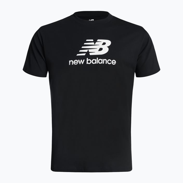 New Balance Essentials Stacked Logo Co men's training t-shirt black MT31541BK 5