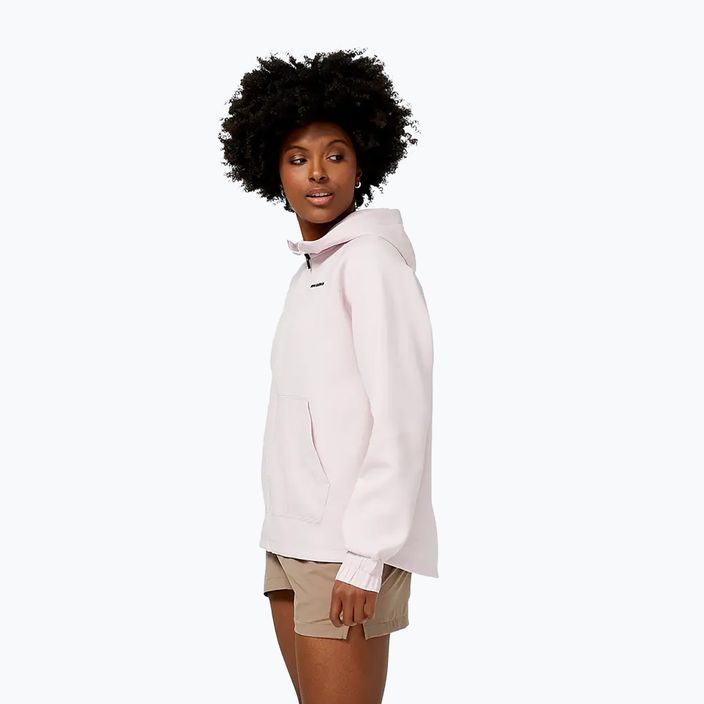 Women's training jacket New Balance Achiever Tech Fleece pink WJ31101SOI 2