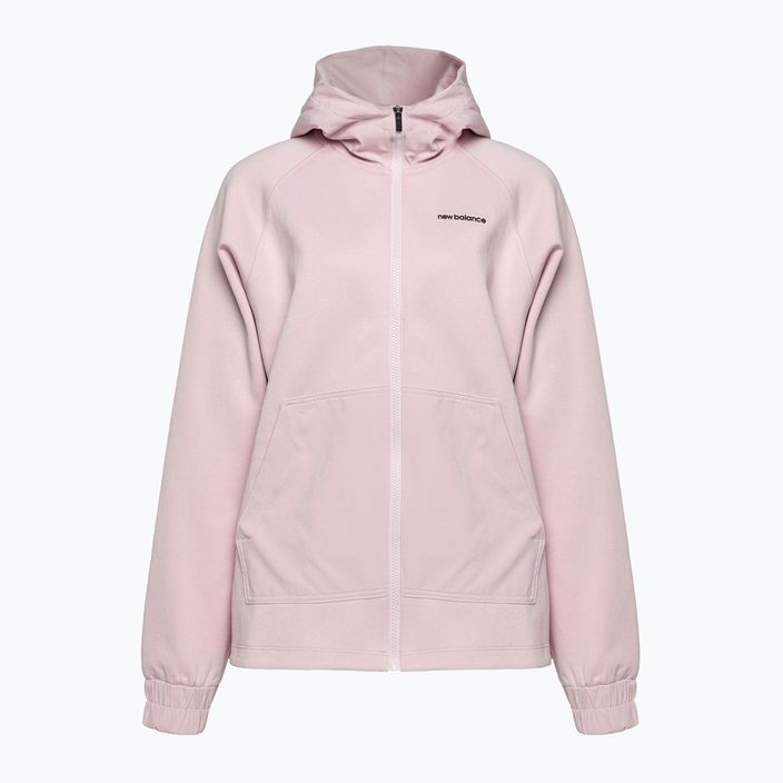 Women's training jacket New Balance Achiever Tech Fleece pink WJ31101SOI 5