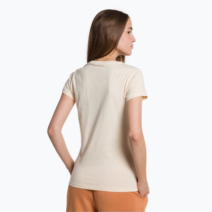Women's New Balance Essentials Stacked Logo Co beige T-shirt WT31546TCM 3