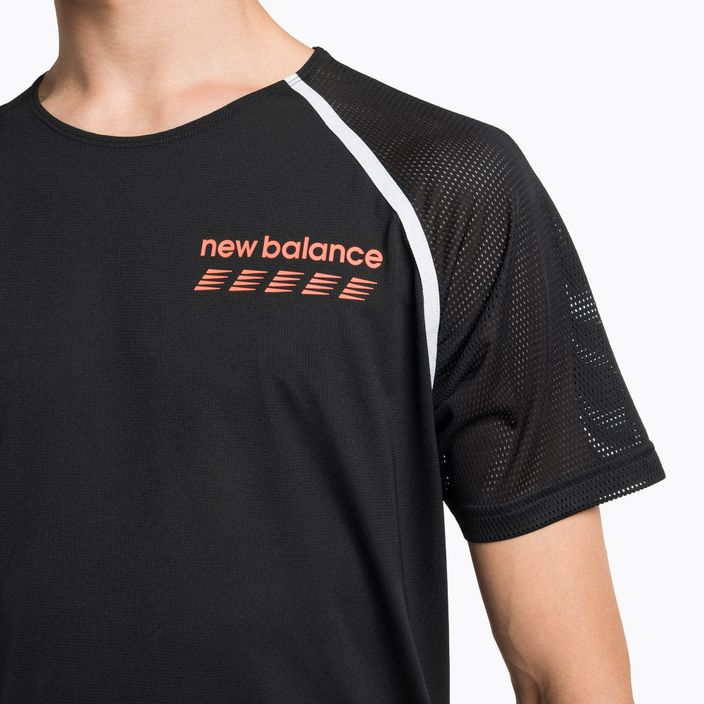 Men's New Balance Top Accelerate Pacer running shirt black MT31241BK 4