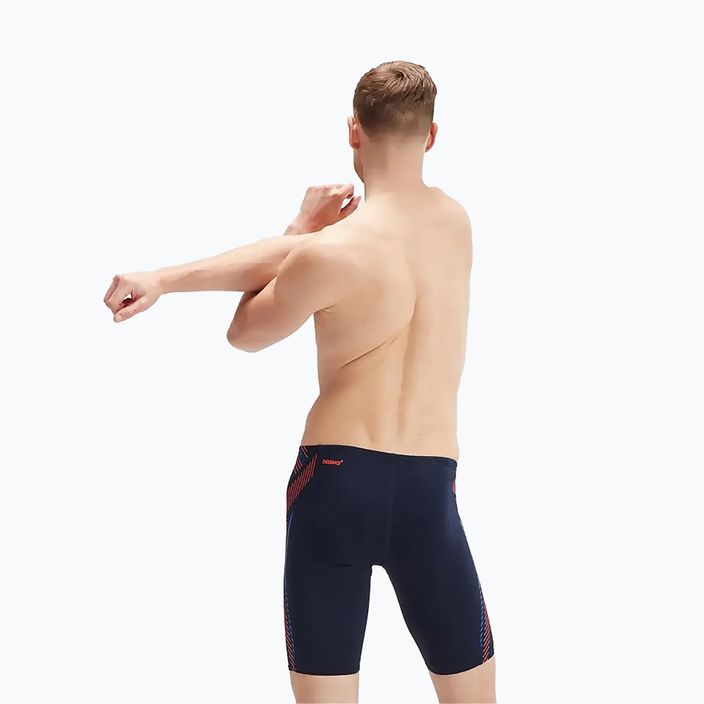 Men's swimwear Speedo Tech Panel navy/orange 9