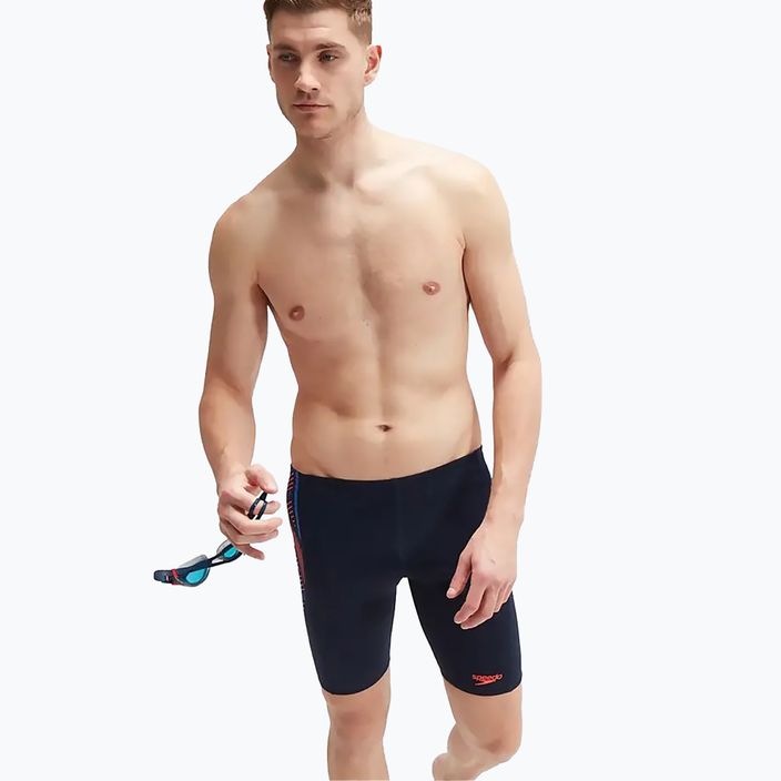 Men's swimwear Speedo Tech Panel navy/orange 14