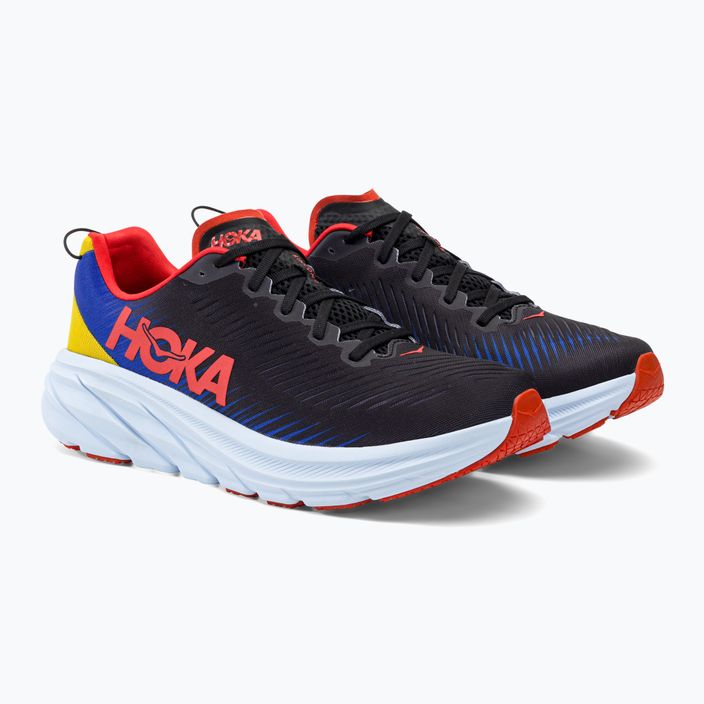 HOKA men's running shoes Rincon 3 black-blue 1119395-BDGB 3