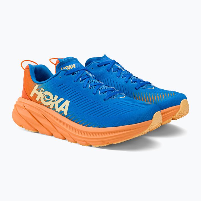 HOKA men's running shoes Rincon 3 blue-orange 1119395-CSVO 3